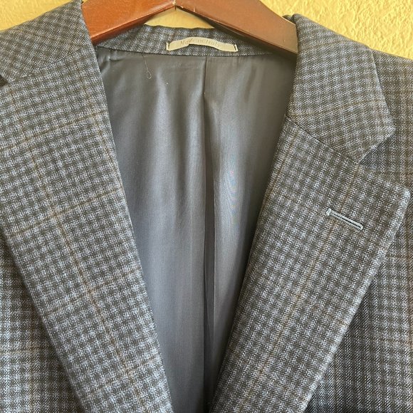 Canali Wool Sport Coat Beautiful Plaid Regular Fit Size US 40 - Picture 3 of 13